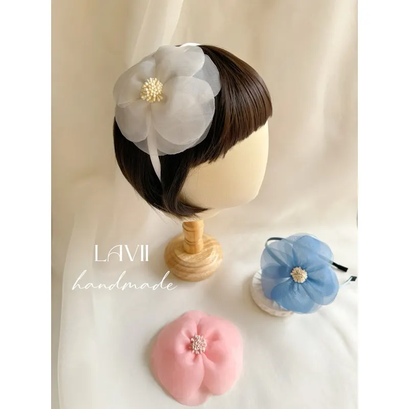 Cài hoa voan xinh xắn nhiều màu cho bé handmade by Lavii – Lavii Handmade