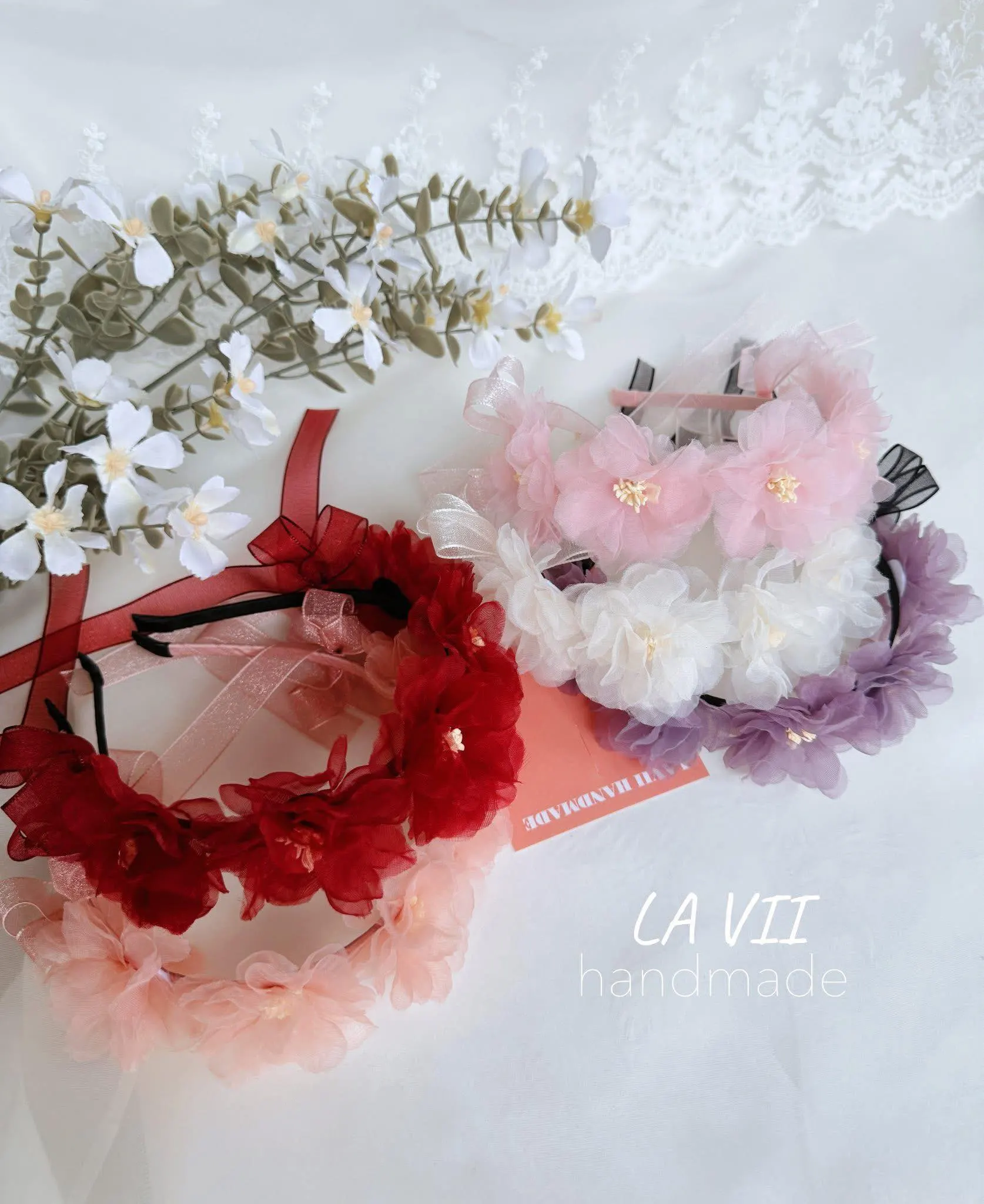 Kẹp tóc handmade pastel cho bé 1 tuổi