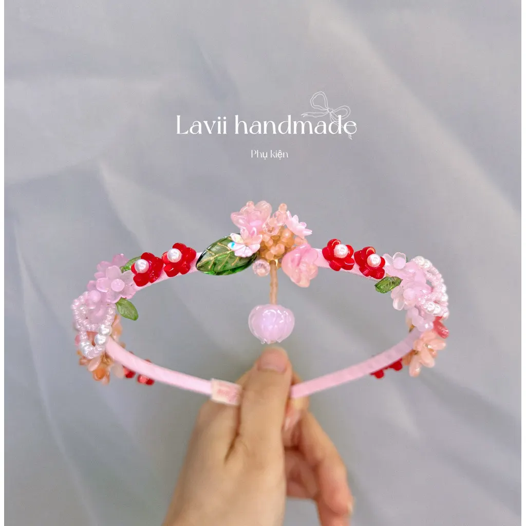 Lavii. Bờm hoa kết ngọc cao cấp, thiết kế tỉ mỉ – Lavii Handmade