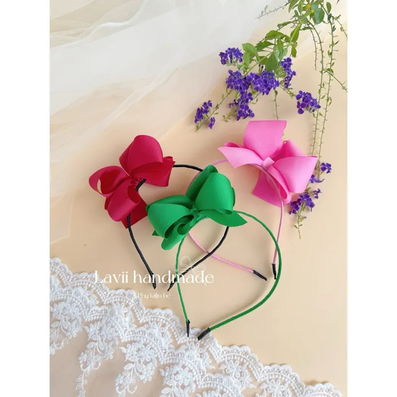 Lavii. Bờm nơ xinh nhiều màu cho bé – Lavii Handmade