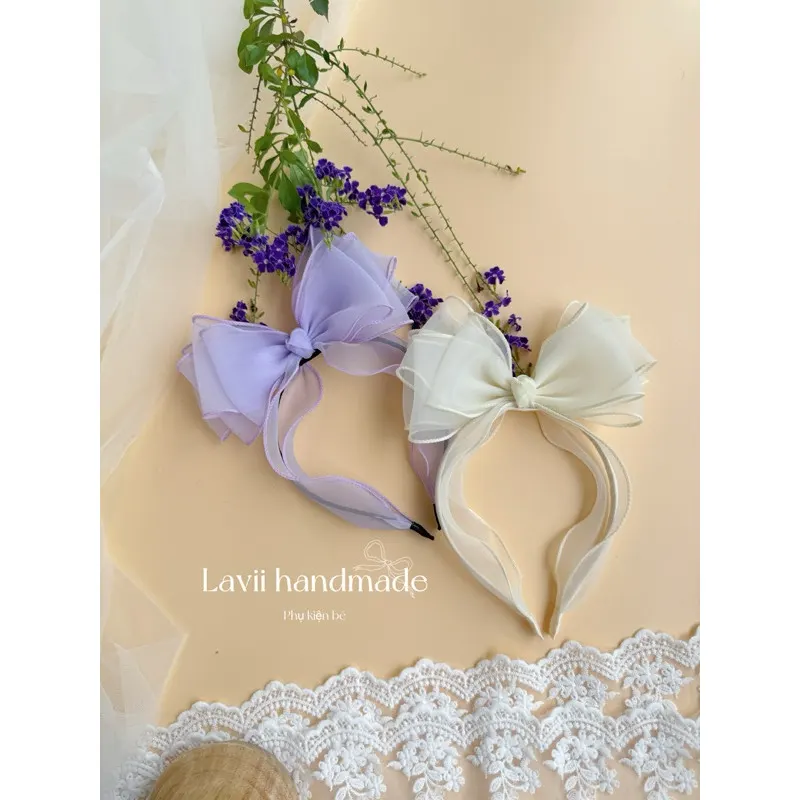 Lavii. Bờm voan to nhiều màu đáng yêu – Lavii Handmade