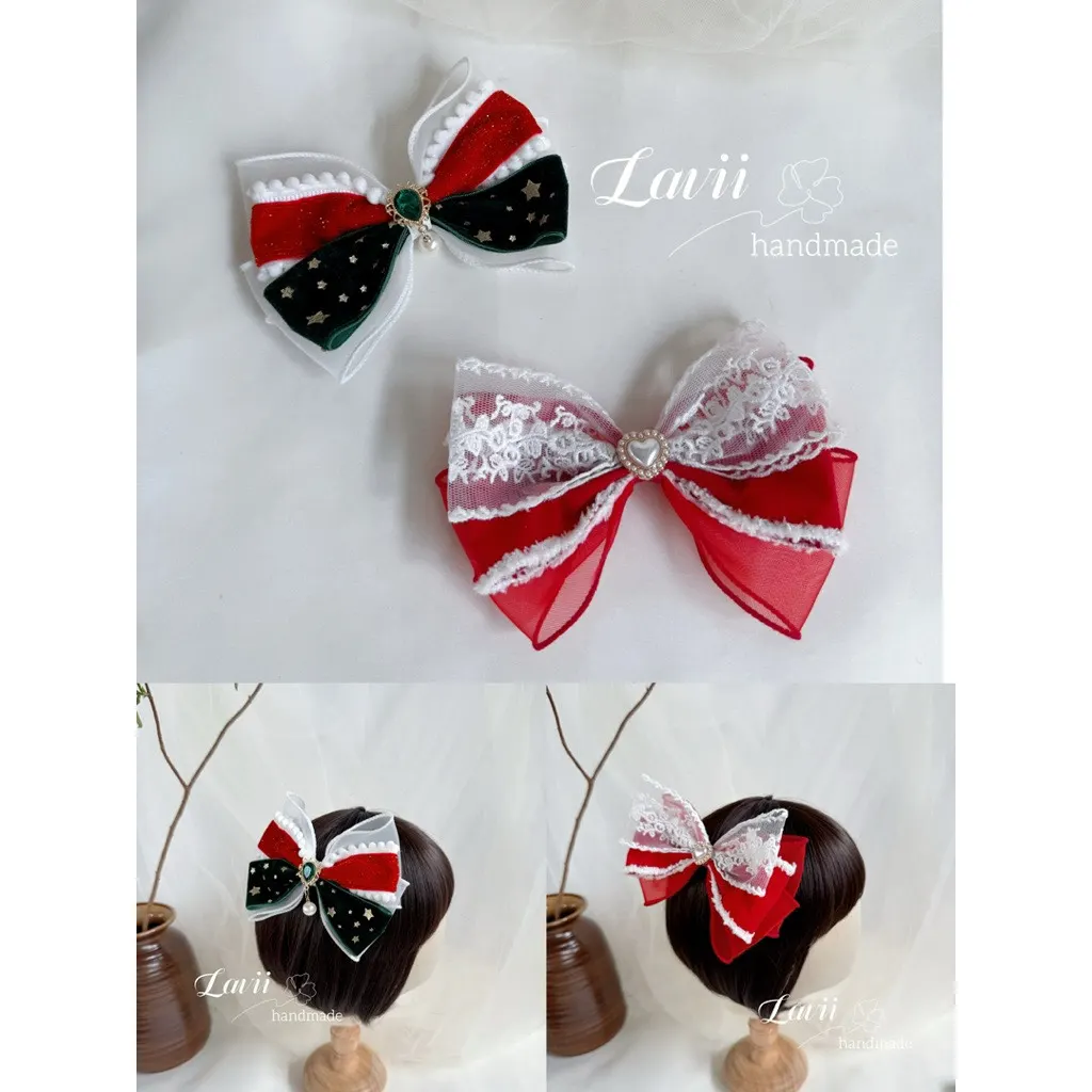 Lavii. Kẹp nơ to đẹp voan mềm xinh – Lavii Handmade