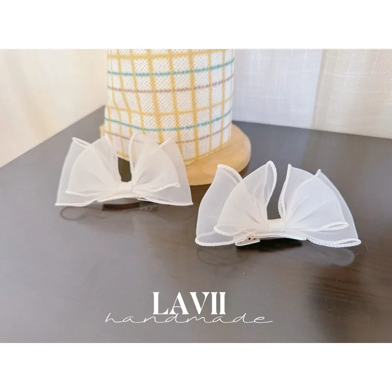 Set kẹp tóc nơ dựng cho bé by Lavii Handmade – Lavii Handmade