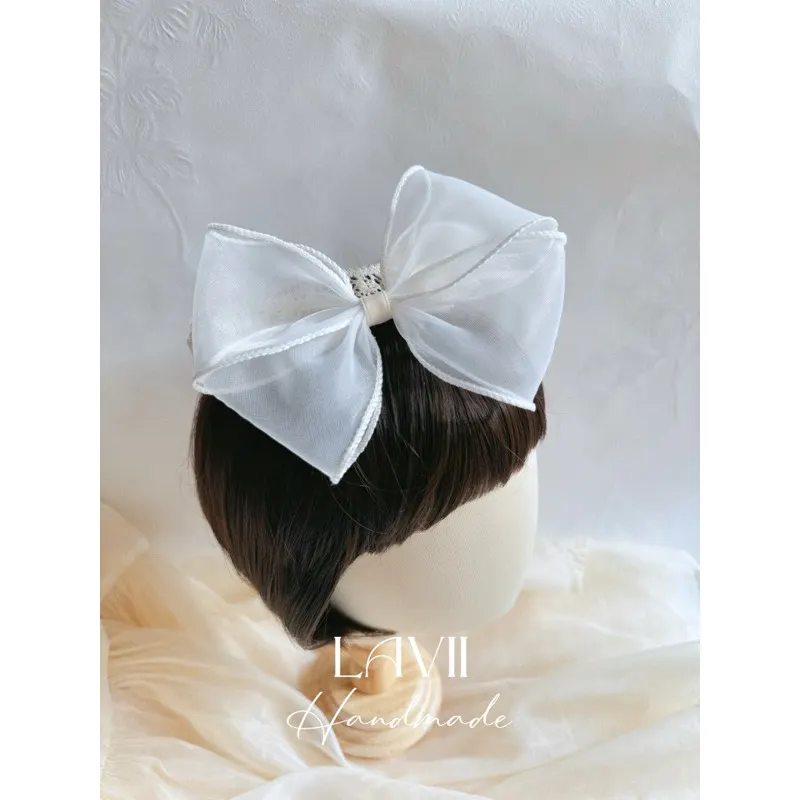 Turban voan trắng by Lavii nhiều màu – Lavii Handmade