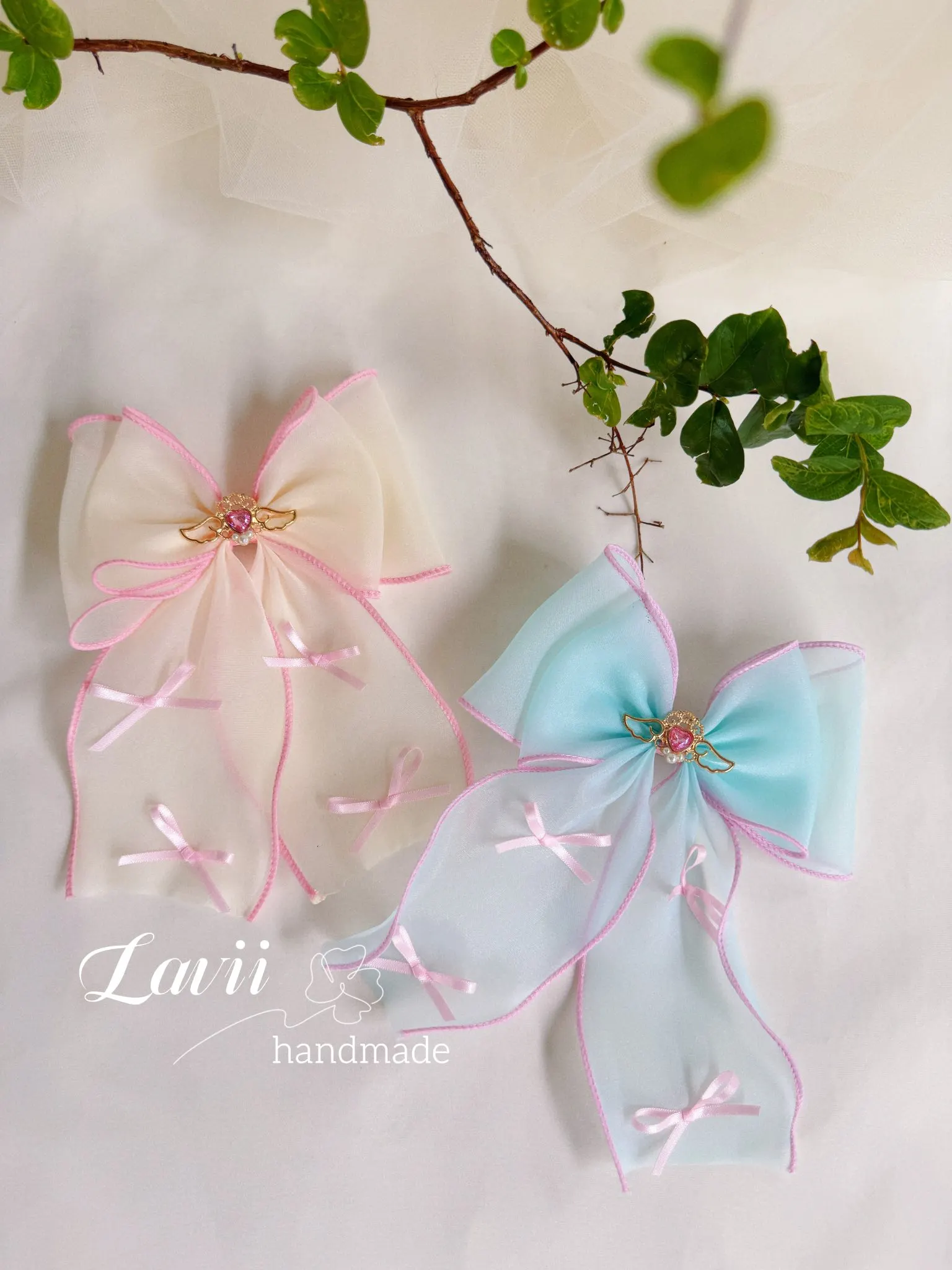 Băng đô hoa handmade Lavii