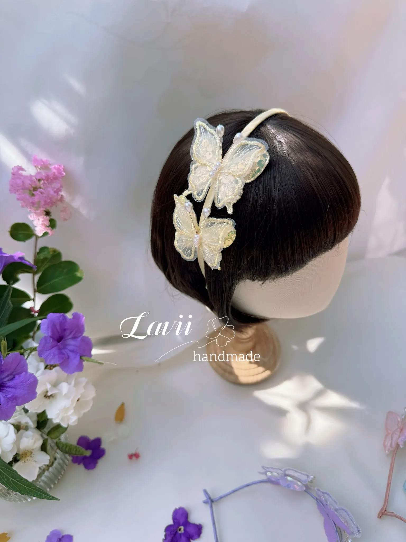 Kẹp tóc đẹp handmade Lavii