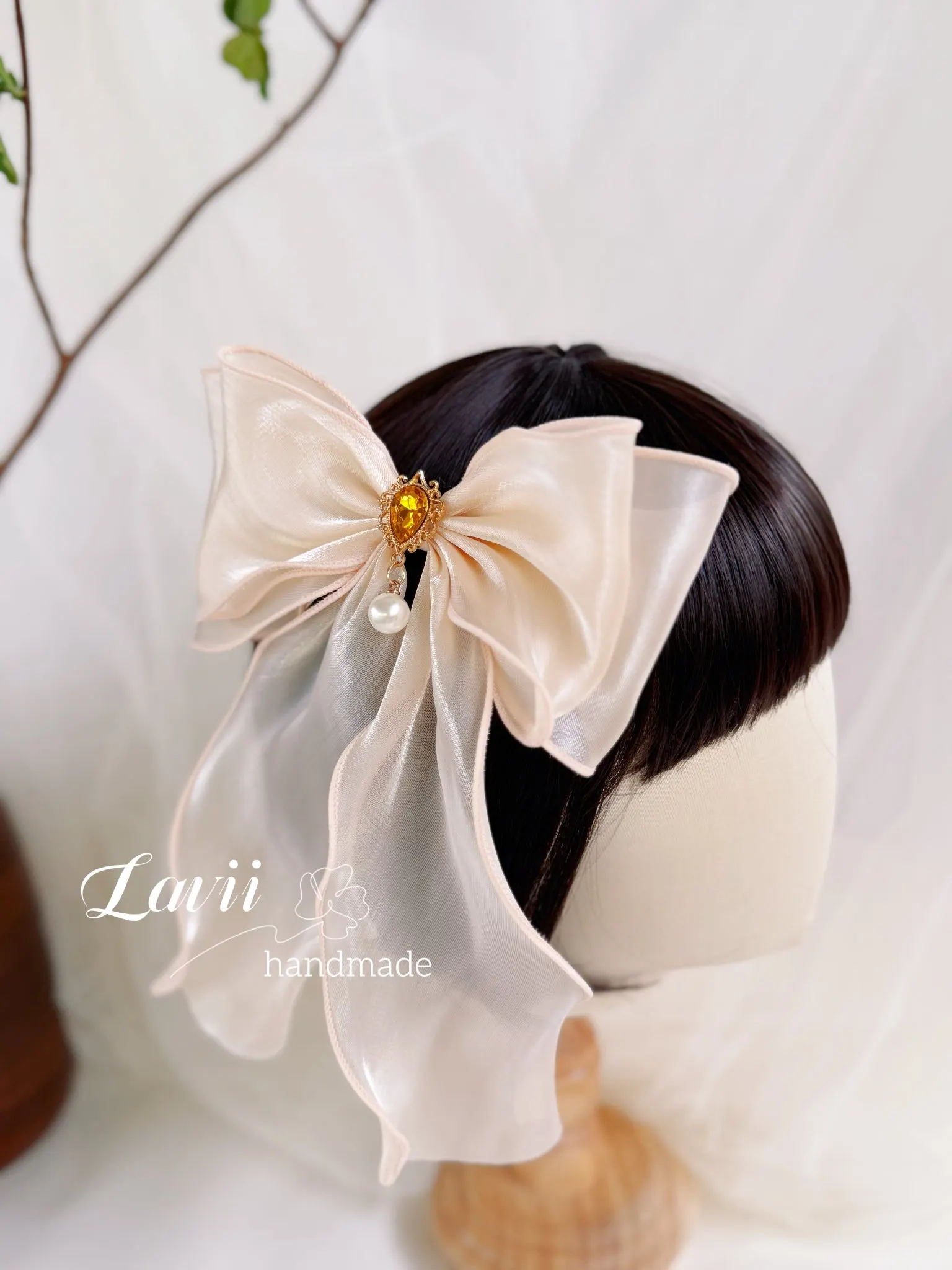 Turban tóc handmade Lavii